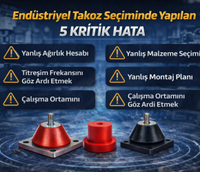 Endüstriyel Takoz Seçiminde Yapılan 5 Kritik Hata