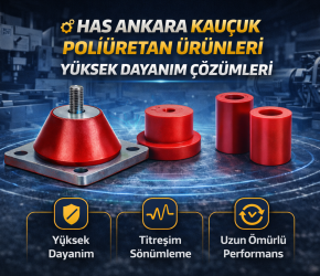 Has Ankara Kauçuk Poliüretan Ürünleri ile Yüksek Dayanım Çözümleri