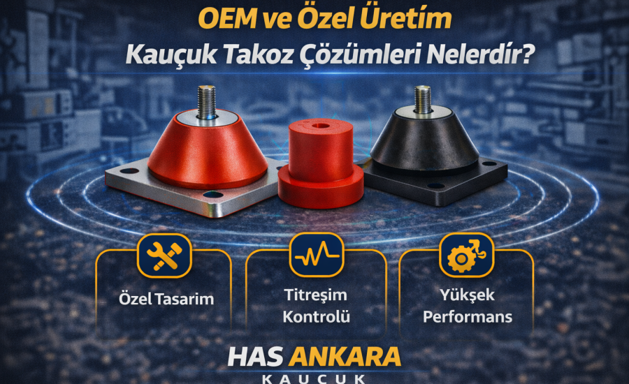 OEM ve Özel Üretim Kauçuk Takoz Çözümleri Nelerdir