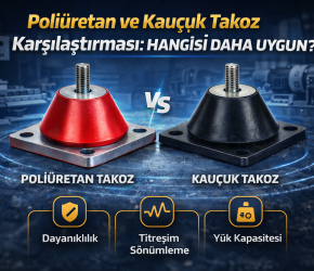 Poliüretan ve Kauçuk Takoz Karşılaştırması: Hangisi Daha Uygun?