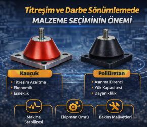 Titreşim ve Darbe Sönümlemede Malzeme Seçiminin Önemi