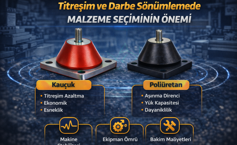 Titreşim ve Darbe Sönümlemede Malzeme Seçiminin Önemi