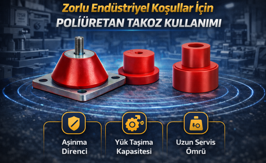 Zorlu Endüstriyel Koşullar İçin Poliüretan Takoz Kullanımı