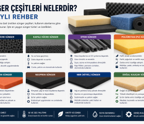 Sünger Çeşitleri Nelerdir