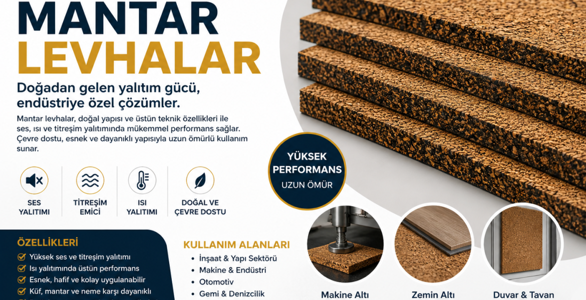 Mantar Levhalar Has Ankara Kauçuk
